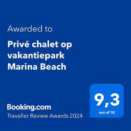 Prive Chalet Op Vakantiepark Marina Beach Hoek 外观 照片